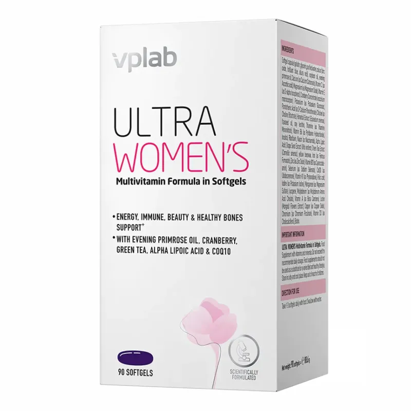 VPLab Ultra Women's Multivitamin, 90 гел. капс.
