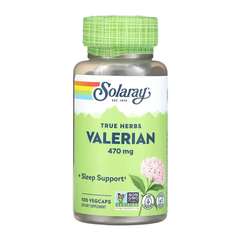 Solaray Valerian Root 470 мг, 100 вег. капс.