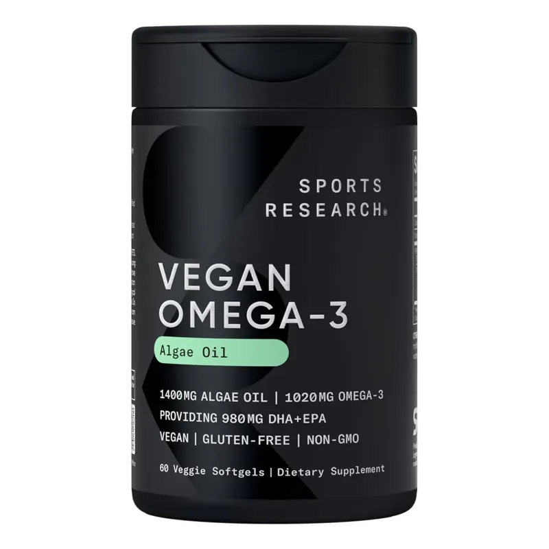Sports Research Vegan Omega-3 1400 мг, 60 гел. капс.