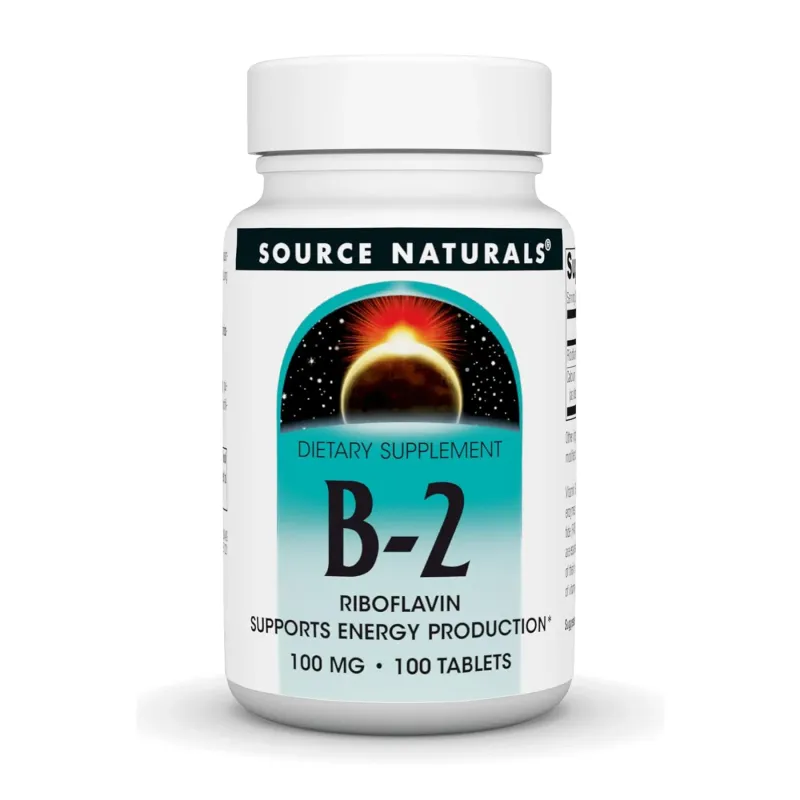 Source Naturals Vitamin B-2 100 мг, 100 табл.