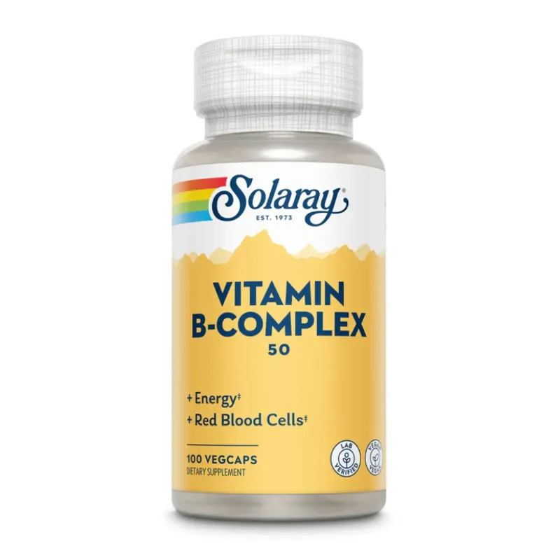 Solaray Vitamin B-Complex 50 50 мг, 100 вег. капс.