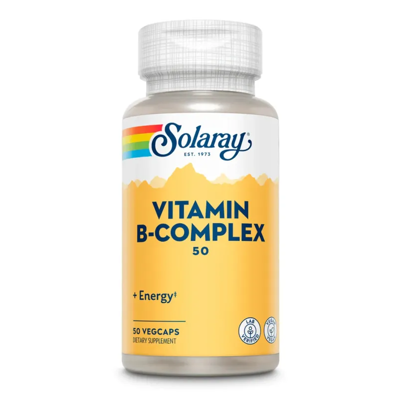 Solaray Vitamin B-Complex 50 мг, 50 вег. капс.