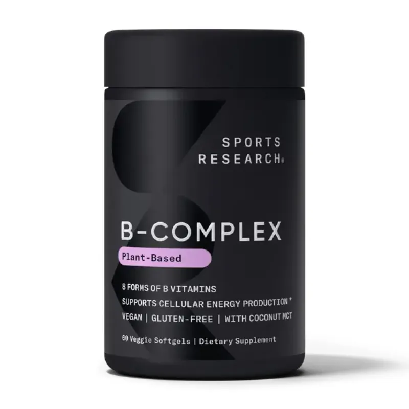 Sports Research Vitamin B-Complex, 60 гел. капс.