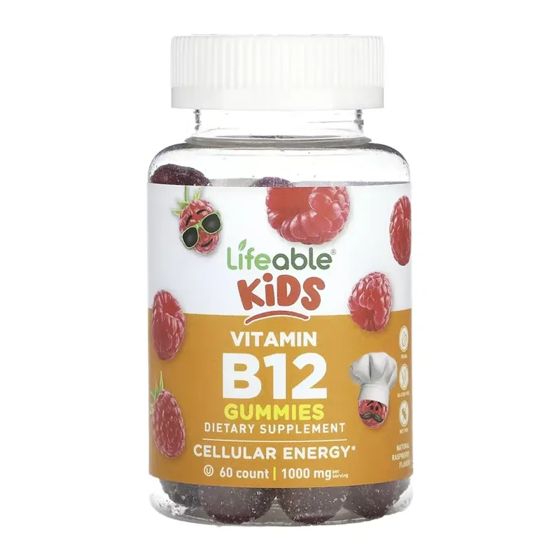 Lifeable Vitamin B12 Kids, 60 жув. цукерок