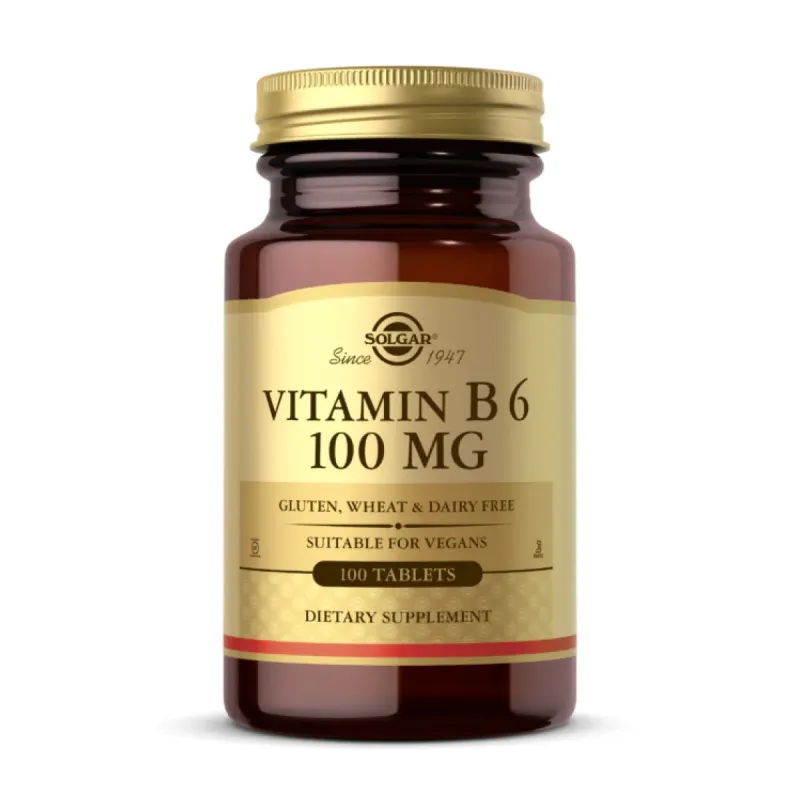 Solgar Vitamin B6 100 мг, 100 табл.