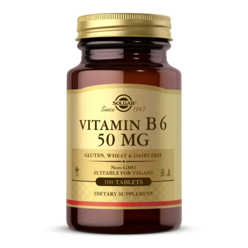 Solgar Vitamin B6 50 мг, 100 табл.