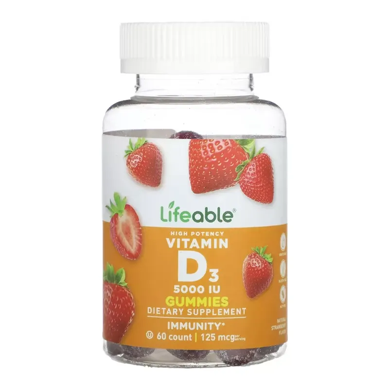 Lifeable Vitamin D 5000 МО Adult, 60 жув. цукерок