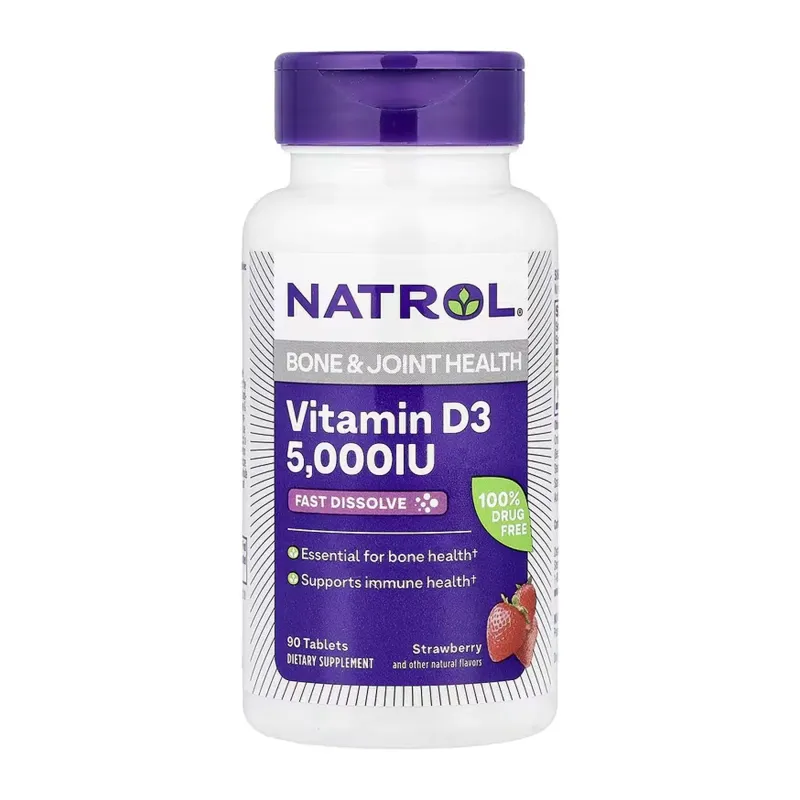Natrol Vitamin D3 5000 МО, 90 табл.