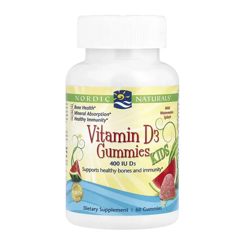 Nordic Naturals Vitamin D3 Gummies Kids, 60 жув. цукерок