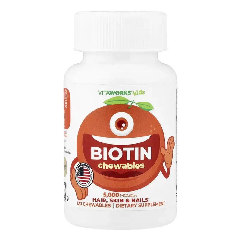 Lifeable VitaWorks Kids Biotin, 120 жув. табл.