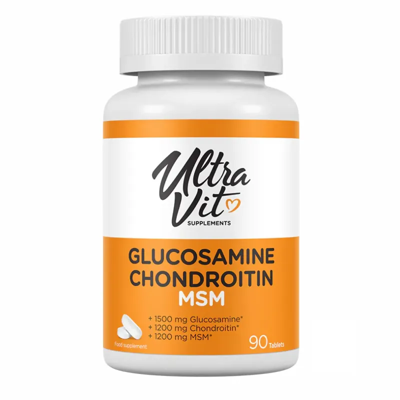 VPLab Ultravit Glucosamine Chondroitin MSM, 90 табл.