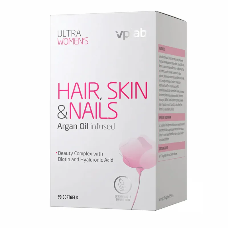 VPLab Ultra Women's Hair, Skin & Nails, 90 гел. капс.