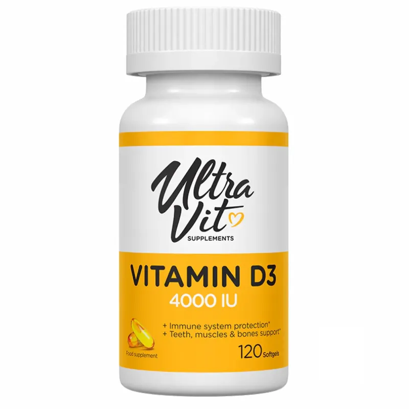 VPLab Vitamin D3 4000 МО, 120 гел. капс.