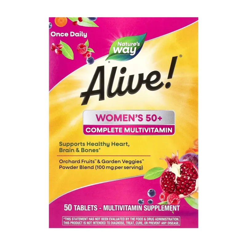 Nature's Way Women's 50+ Complete Multivitamin, 50 табл.
