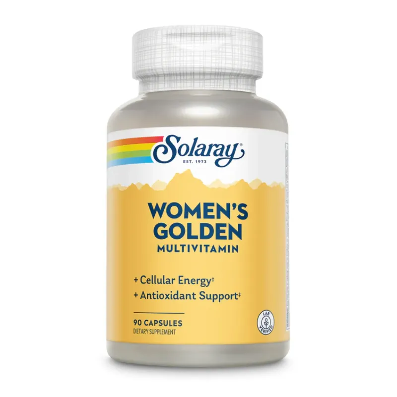 Solaray Women's Golden Multi-Vitamin, 90 вег. капс.