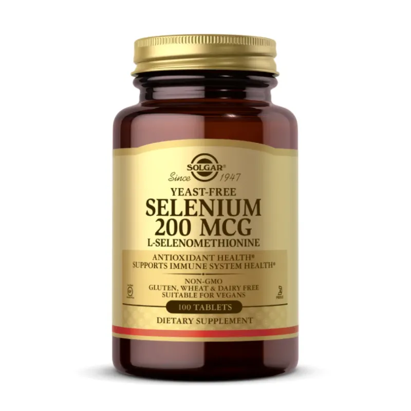 Solgar Yeast-Free Selenium 200 мкг, 100 табл.
