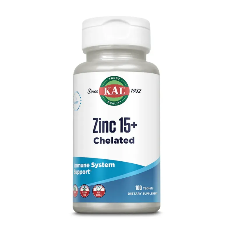 KAL Zinc 15+ Chelated, 100 табл.