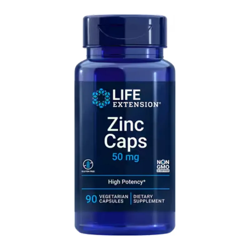 Life Extension Zinc Caps 50 мг, 90 вег. капс.