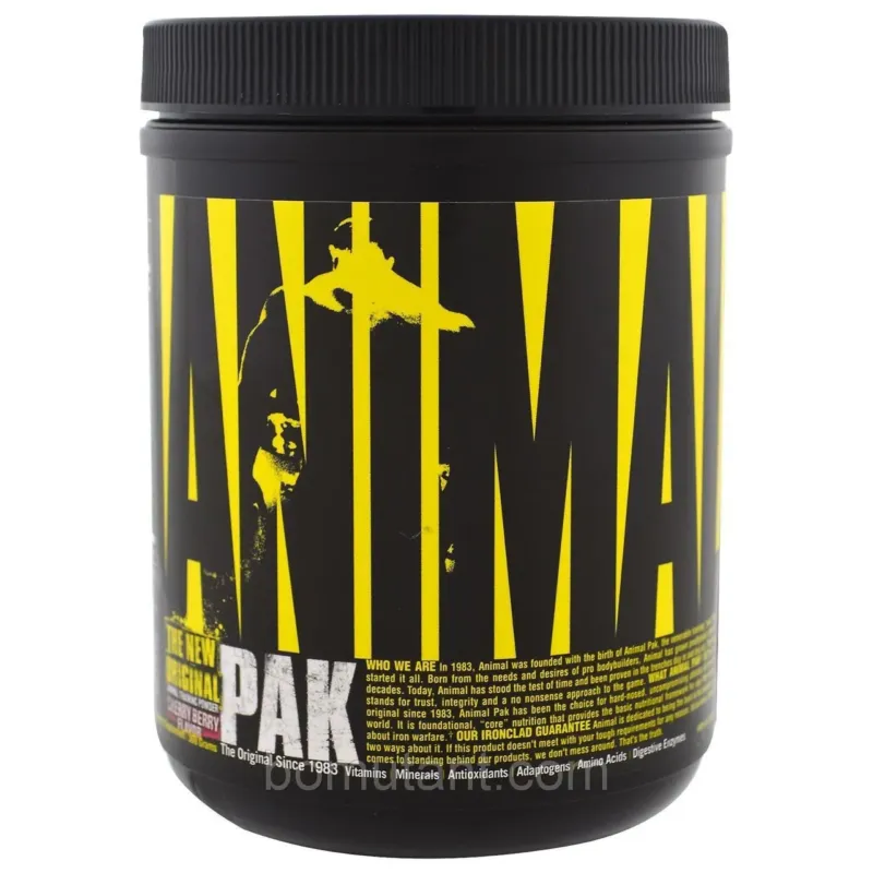 Universal Nutrition Animal Pak Powder, 300 г, Вишня та ягоди