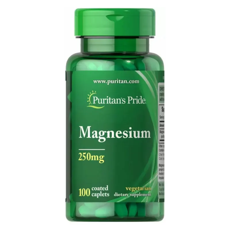 Puritans Pride Magnesium 250 мг, 100 капс.