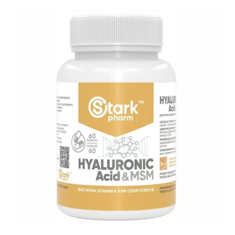 Stark Pharm Hyaluronic Acid & MSM 50 мг, 60 капс.