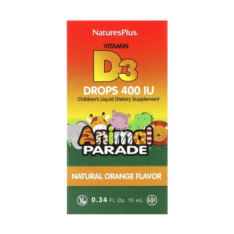 Nature's Plus Kids Vit D3 400 МО, 10 мл