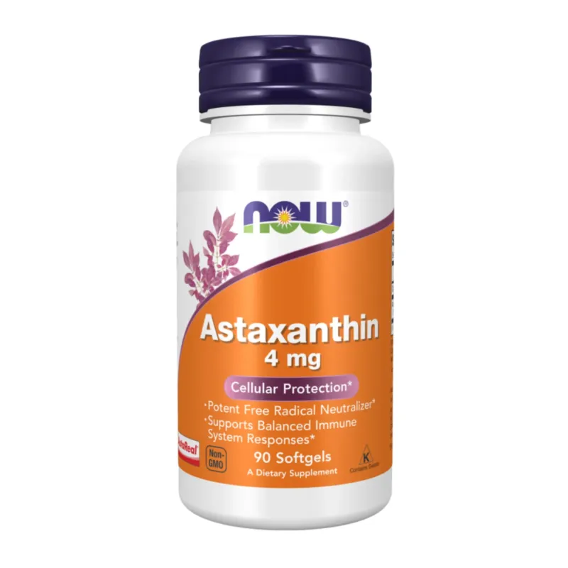 NOW Foods Astaxanthin 4 мг, 90 гел. капс.