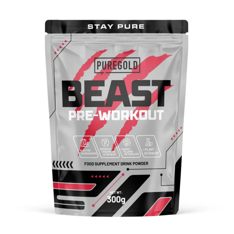 Pure Gold Beast Pre-Workout, 300 г, Вишня