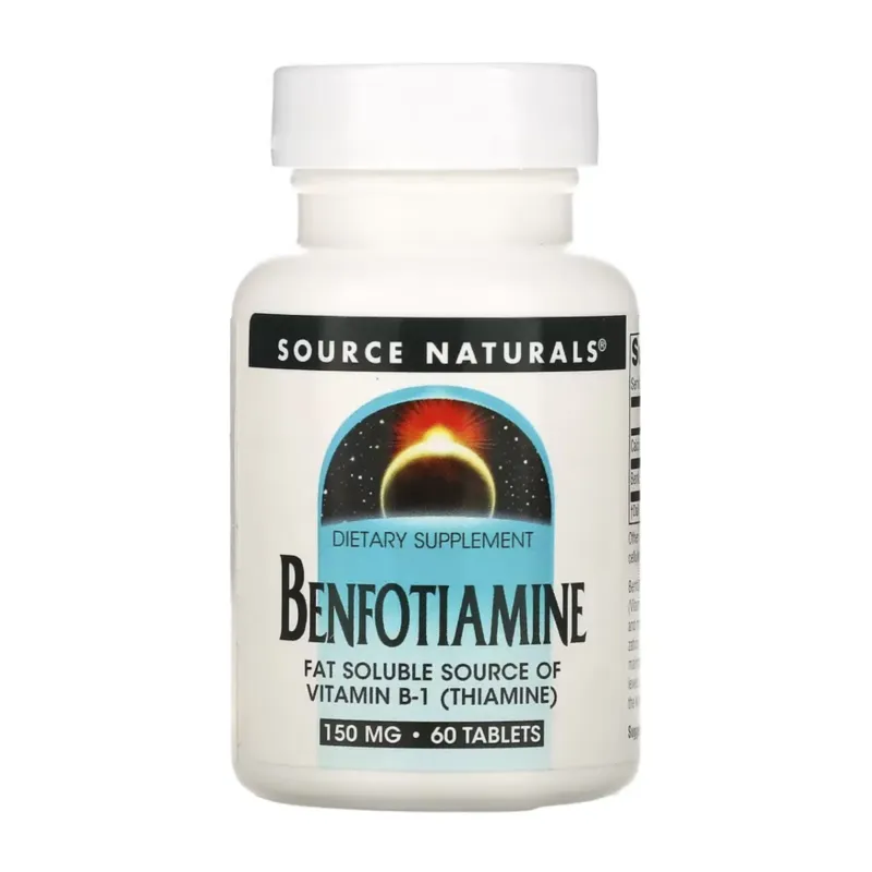 Source Naturals Benfotiamine 150 мг, 60 табл.