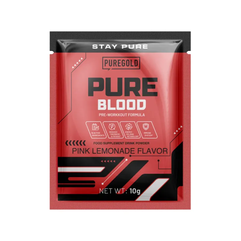 Pure Gold Blood Pre-Workout, 10 г, Pink Lemonade