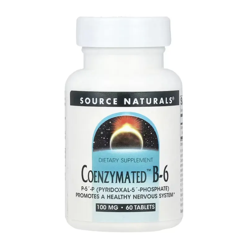 Source Naturals Coenzymated™ Vitamin B-6 100 мг, 60 табл.