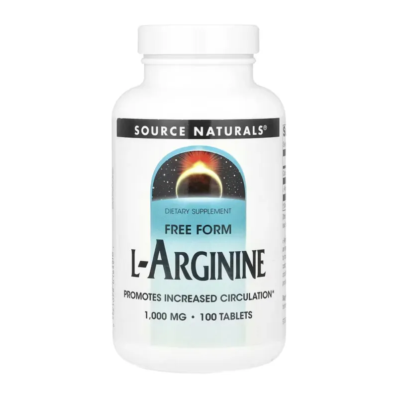 Source Naturals L-Arginine 1000 мг, 100 табл.