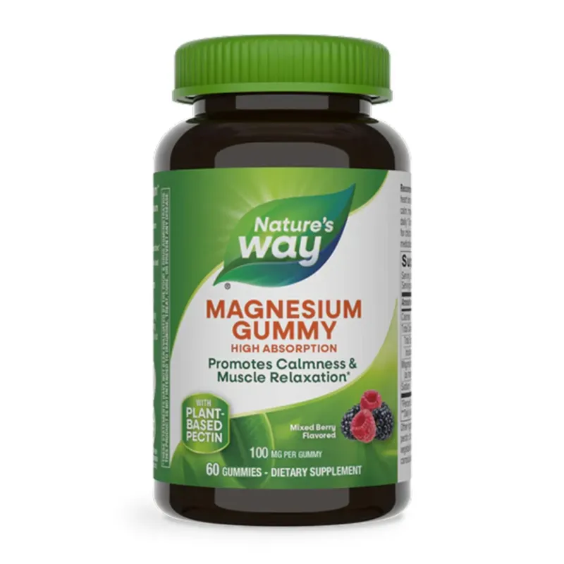 Nature's Way Magnesium Gummy, 60 жув. цукерок