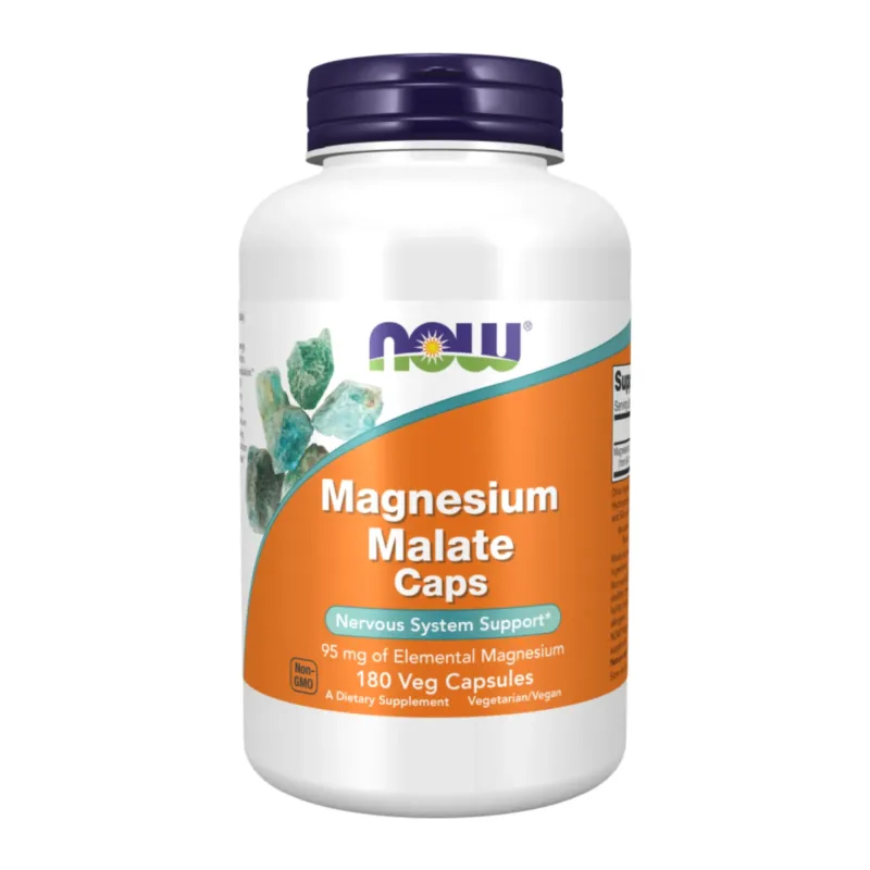 NOW Foods Magnesium Malate, 180 капс.