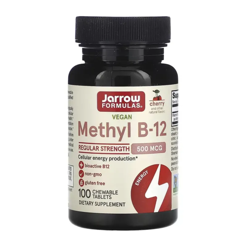 Jarrow Formulas Methyl B-12 Methylcobalamin 500 мкг, 100 табл.