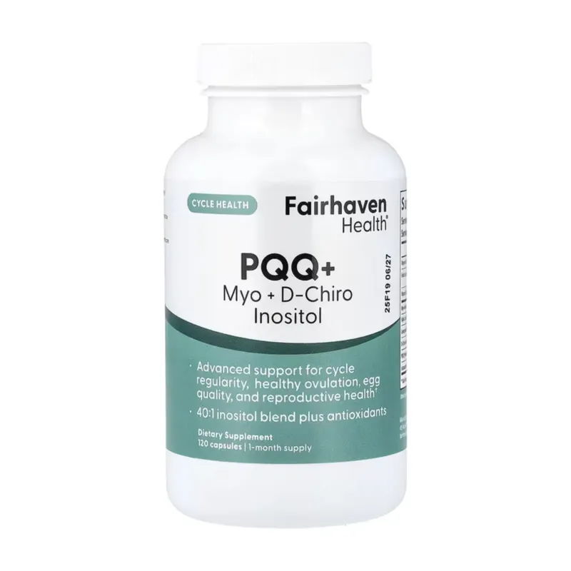 Fairhaven Health PQQ + Myo + D-Chiro Inositol Plus, 120 капс.
