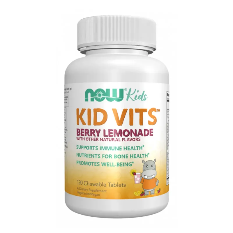 NOW Foods Kid Vits™, 120 табл., Berry Lemonade