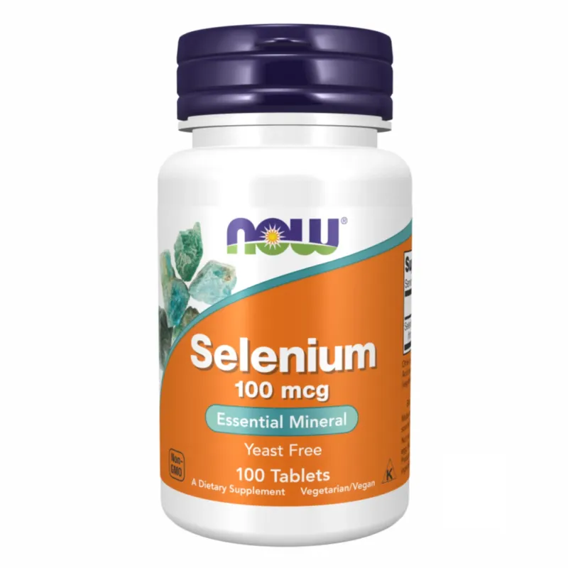NOW Foods Selenium 100 мкг, 100 табл.