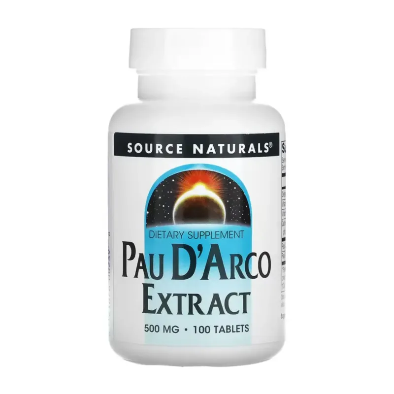 Source Naturals Pau D'Arco Extract 500 мг, 100 табл.