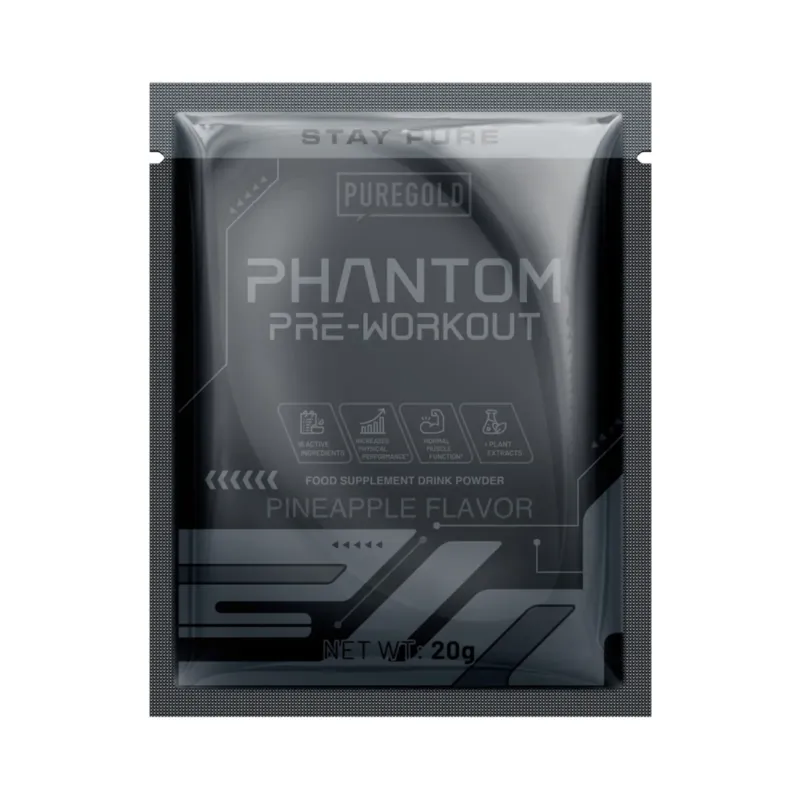 Pure Gold Phantom Pre-Workout, 20 г, Ананас