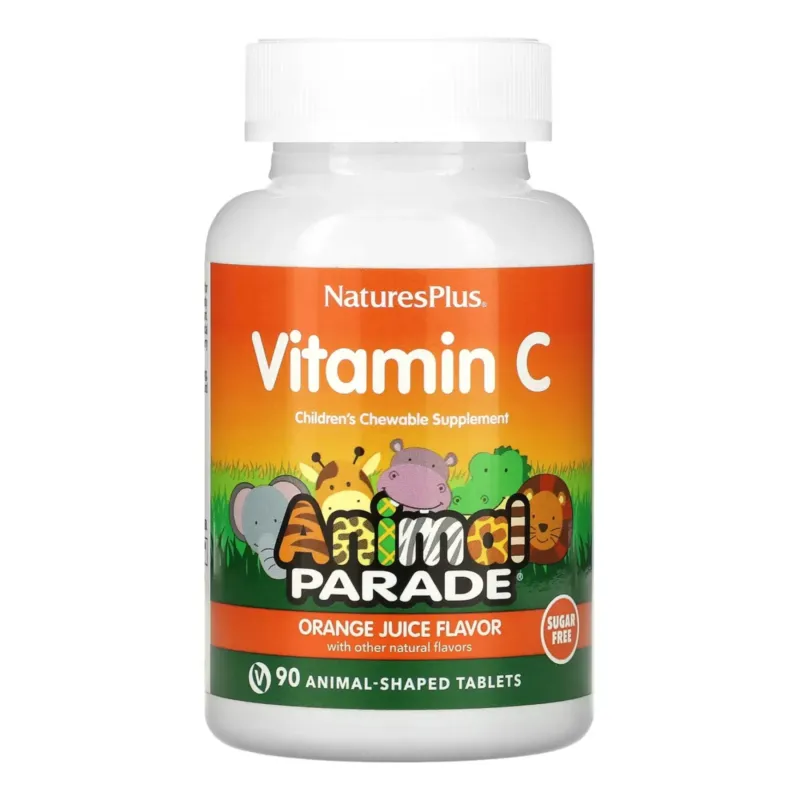 Nature's Plus Kids Vit C Chewable Sugarfree, 90 табл.