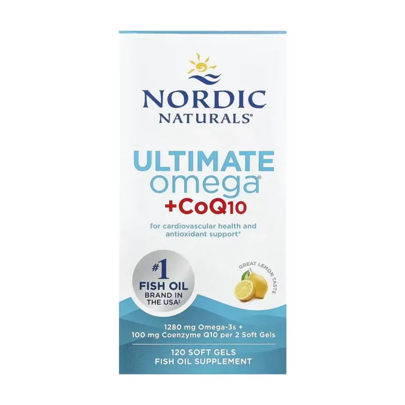 Nordic Naturals Ultimate Omega+CoQ10, 120 гел. капс.