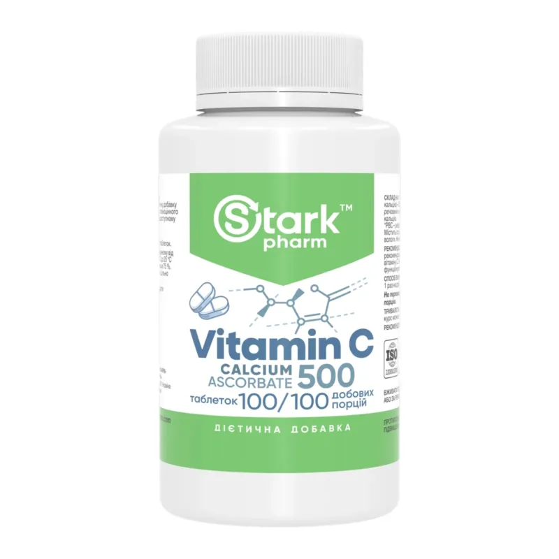 Stark Pharm Vitamin C Calcium Ascorbate 500 мг, 100 табл.