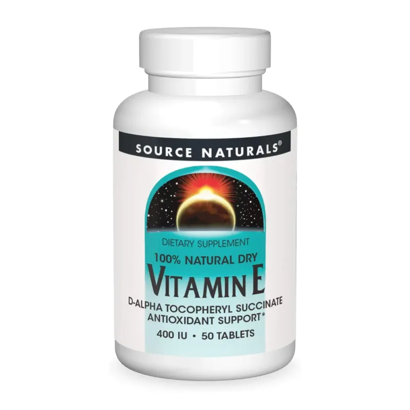 Source Naturals Vitamin E 400 МО D-Alpha Tocopherol, 50 табл.