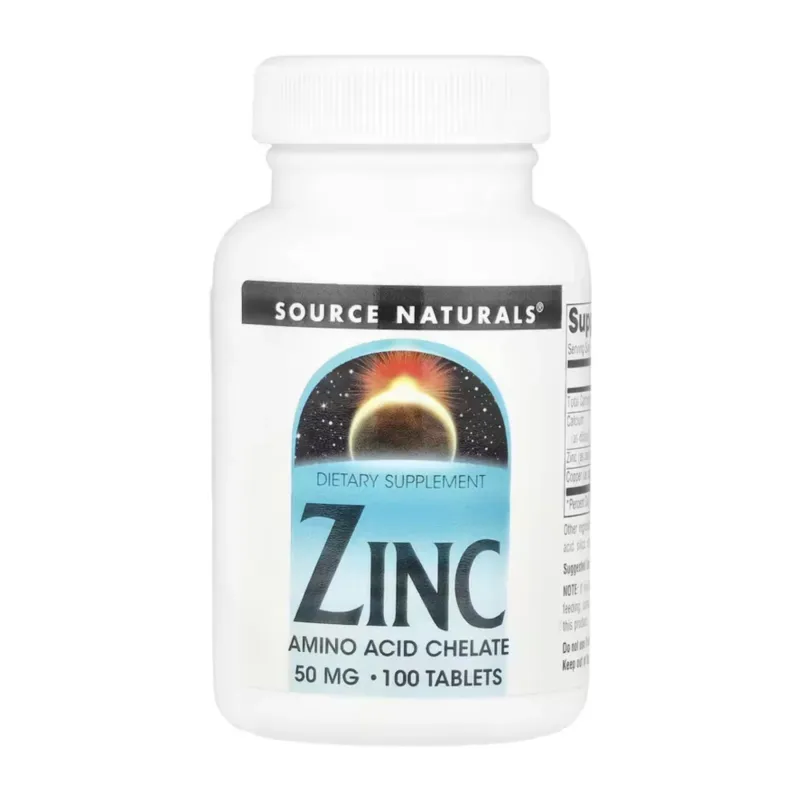 Source Naturals Zinc 50 мг, 100 табл.