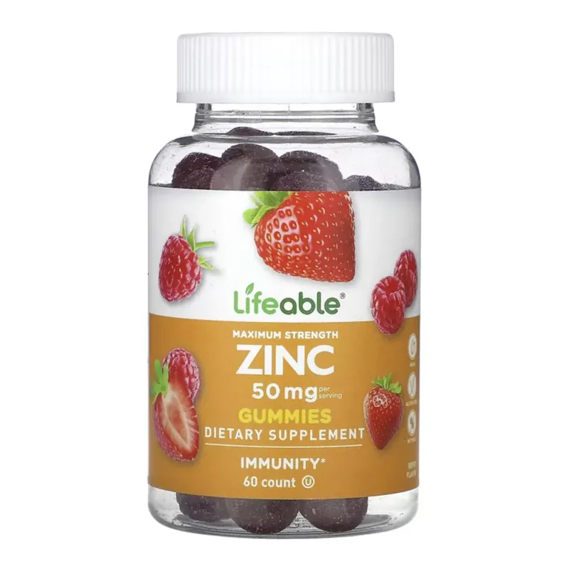 Lifeable Zinc 50 мг Adult, 60 жув. цукерок