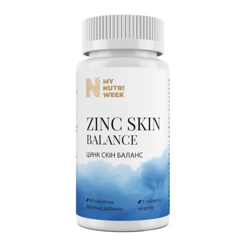 My Nutri Week Zinc Skin Balance, 60 капс.